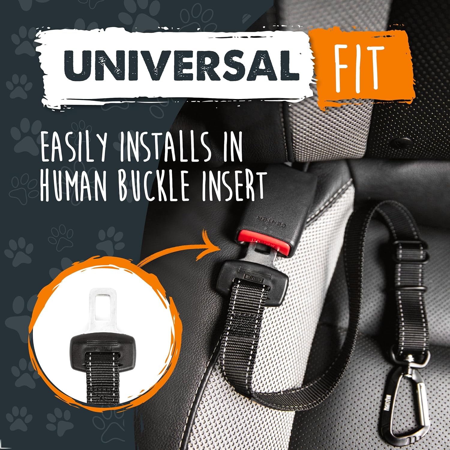 Ultimate Dog Car Safety Belt - Premium Universal Pet Restraint with Durable Metal Hardware and Adjustable Strap for Maximum Security in Black