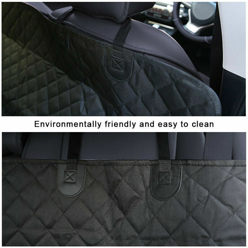 Premium 100% Waterproof Rear Seat Cover for Pets - Hammock Style Auto Protector