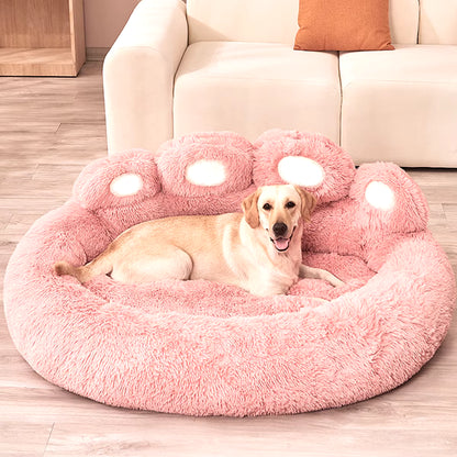 Premium Plush Dog Bed for Large Dogs - Winter-Ready Kennel Accessories and Comfortable Bedding for Cats and Puppies