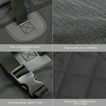 Premium 100% Waterproof Rear Seat Cover for Pets - Hammock Style Auto Protector