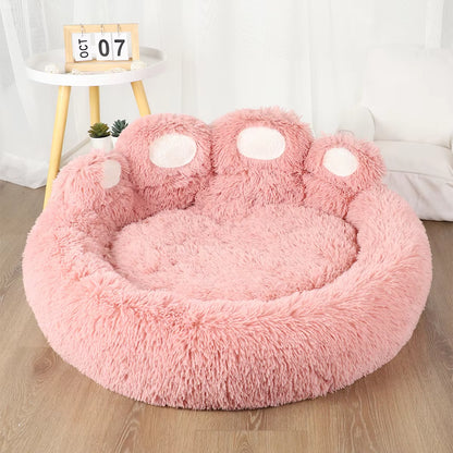 Premium Plush Dog Bed for Large Dogs - Winter-Ready Kennel Accessories and Comfortable Bedding for Cats and Puppies
