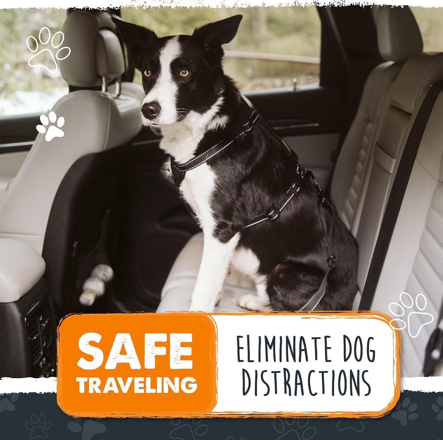 Ultimate Dog Car Safety Belt - Premium Universal Pet Restraint with Durable Metal Hardware and Adjustable Strap for Maximum Security in Black