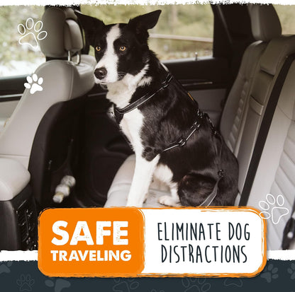 Ultimate Dog Car Safety Belt - Premium Universal Pet Restraint with Durable Metal Hardware and Adjustable Strap for Maximum Security in Black