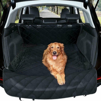 Premium 100% Waterproof Rear Seat Cover for Pets - Hammock Style Auto Protector