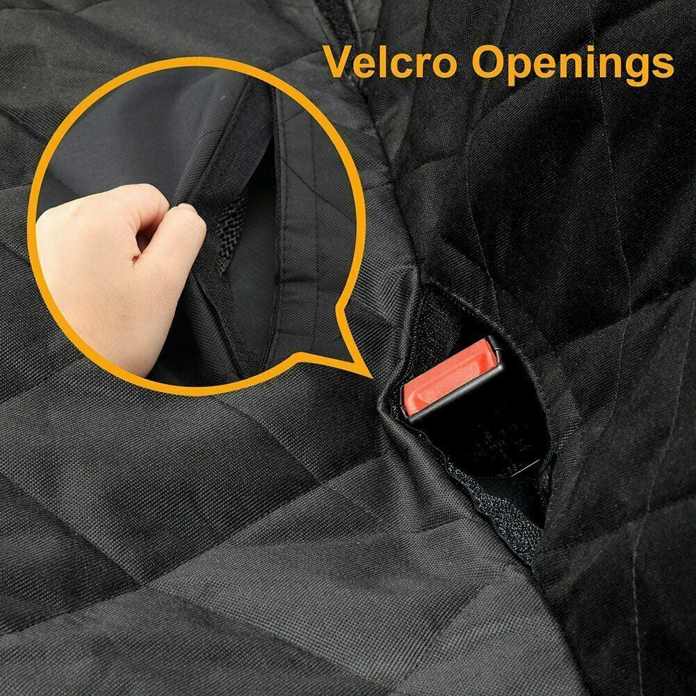 Premium 100% Waterproof Rear Seat Cover for Pets - Hammock Style Auto Protector