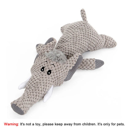 Delight Your Pup with Our 1/3 Pcs Large Bite-Resistant Plush Toy Set – Adorable Lion, Wolf & Elephant Squeaky Toys for Small & Medium Dogs